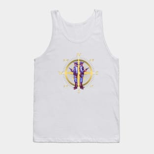 Compass in Duel Tank Top